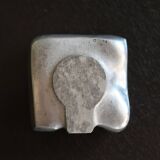 Modernist aluminum ashtray, 50s