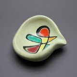 Empty pocket signed in pottery abstract pattern 1950s