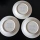 3 dessert plates by Daniele, vintage