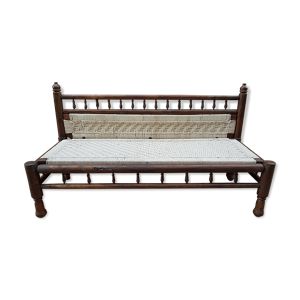 Ancien banc en teck birman
