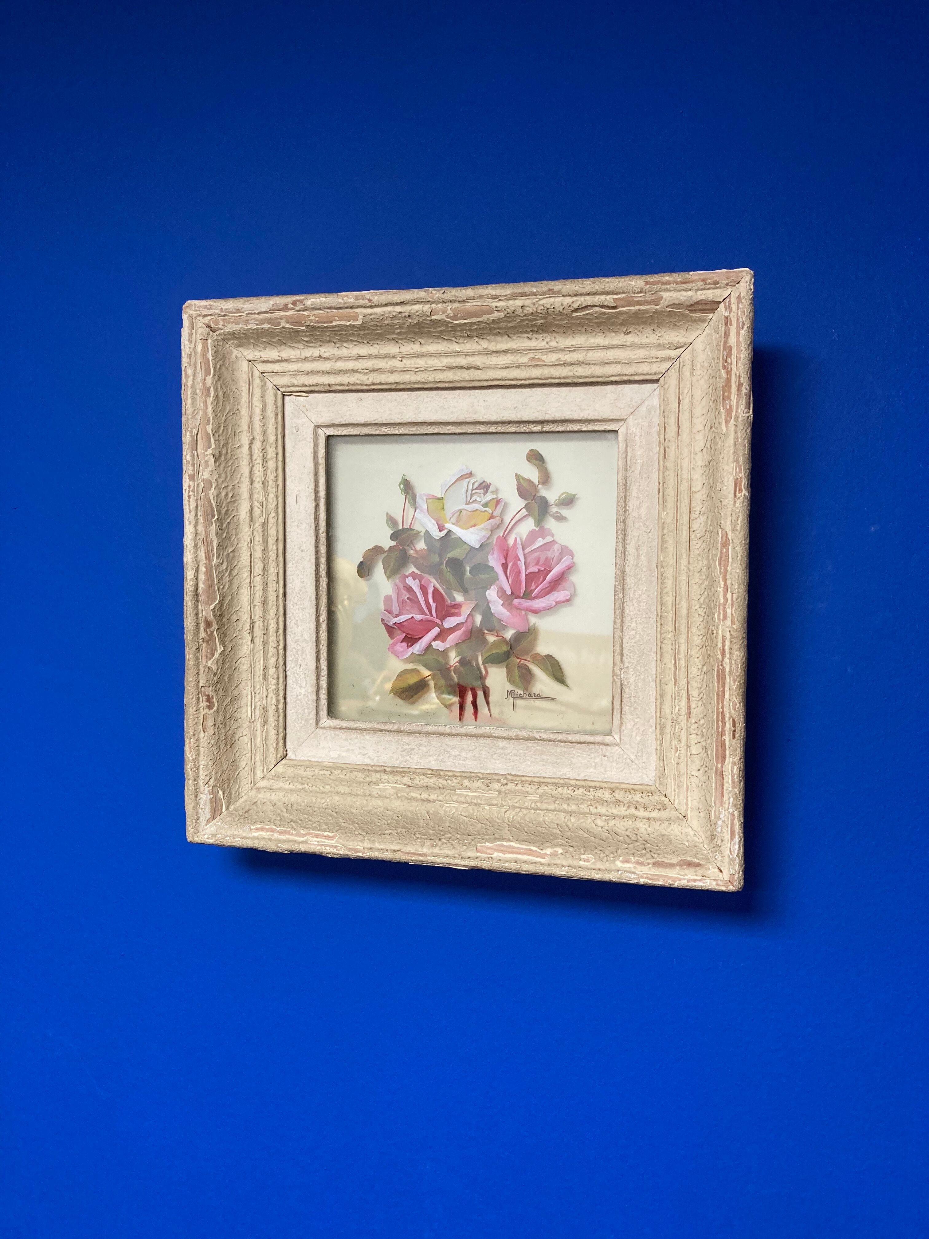 Vintage rose painting