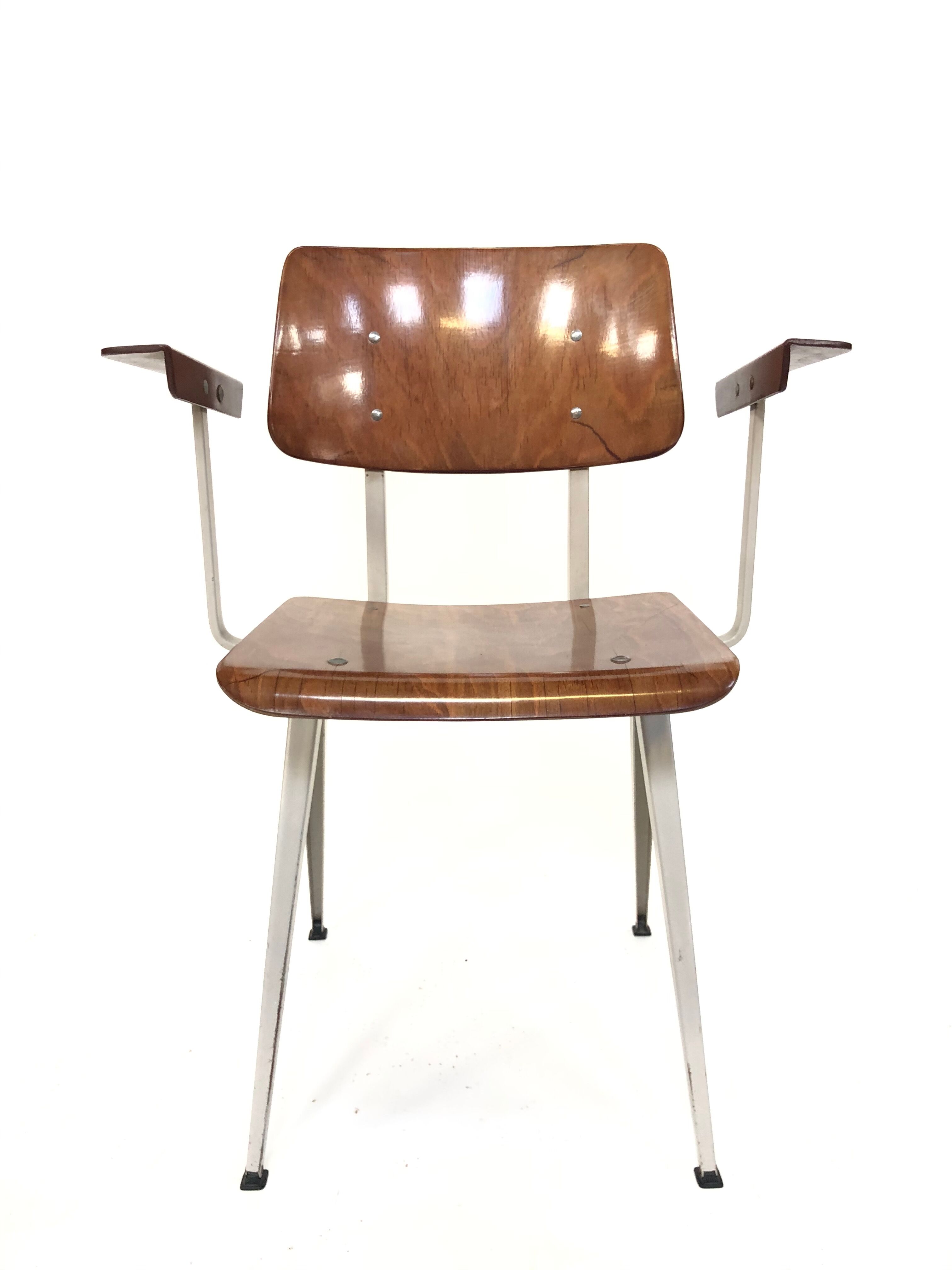 Vintage Galvanitas S16 chair with armrests, 1960 Netherlands