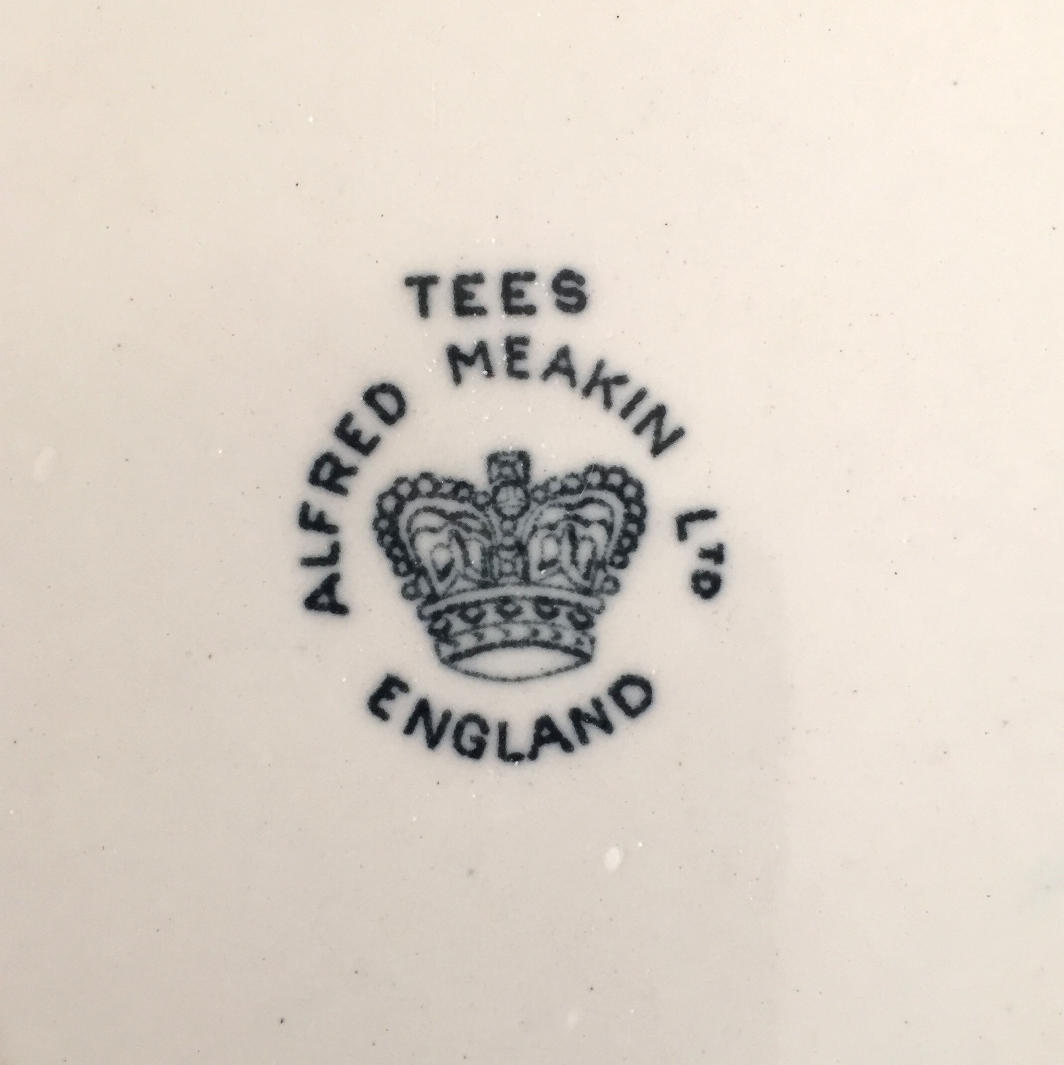 Ravier et bol de table Alfred Meakin, England, collection “Tees”
