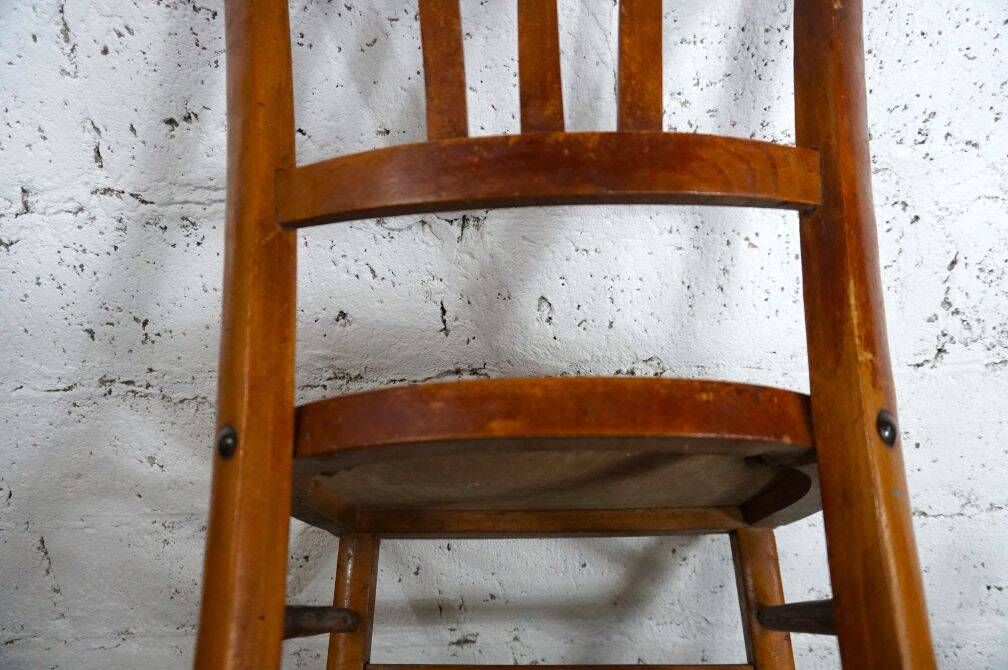 Set of 4 vintage Luterma-style bistro chairs from the 50s