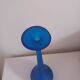 Translucent blue glass vase - Moretti style