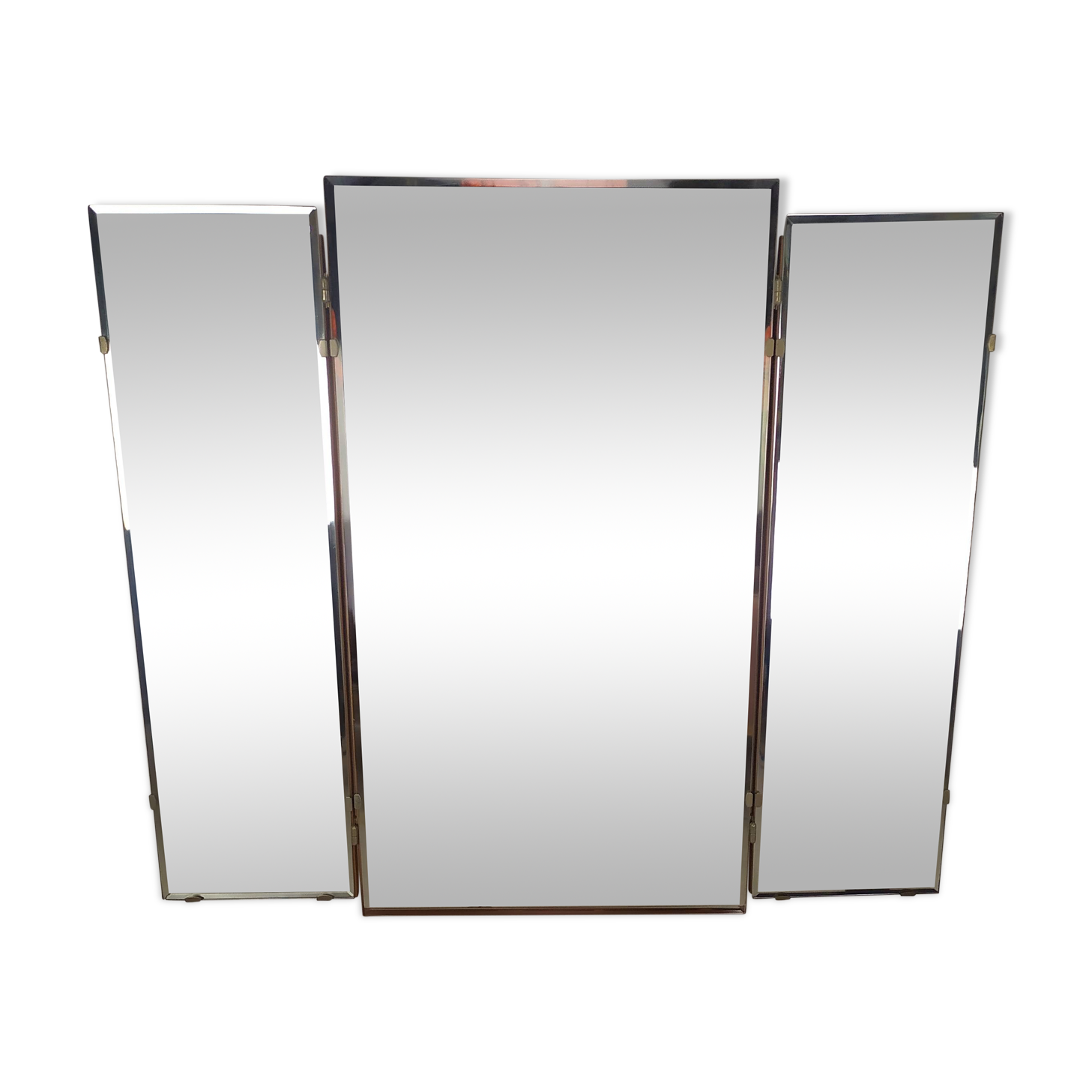 Vintage triptych mirror
