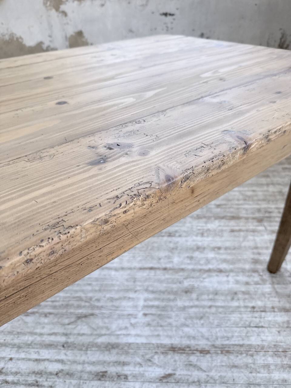 1950 pine farmhouse table 2m