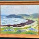 Original Swedish Oil on Panel – “Coastal Landscape” by Curt Rydell – Signed – Vintage & Framed – 33 × 40 cm (13" × 15.7")