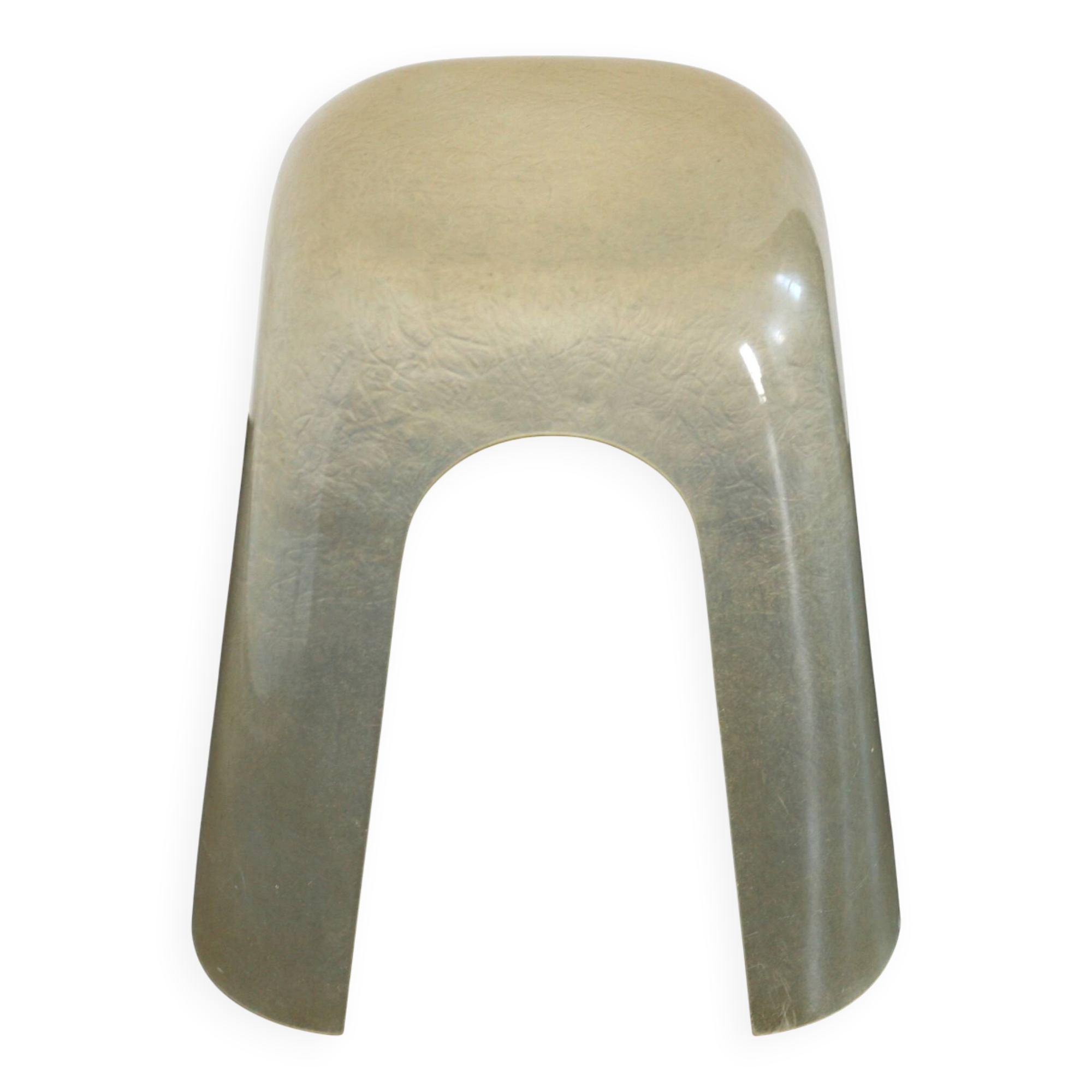 tabouret résine années 70