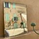 Vintage beveled mirror