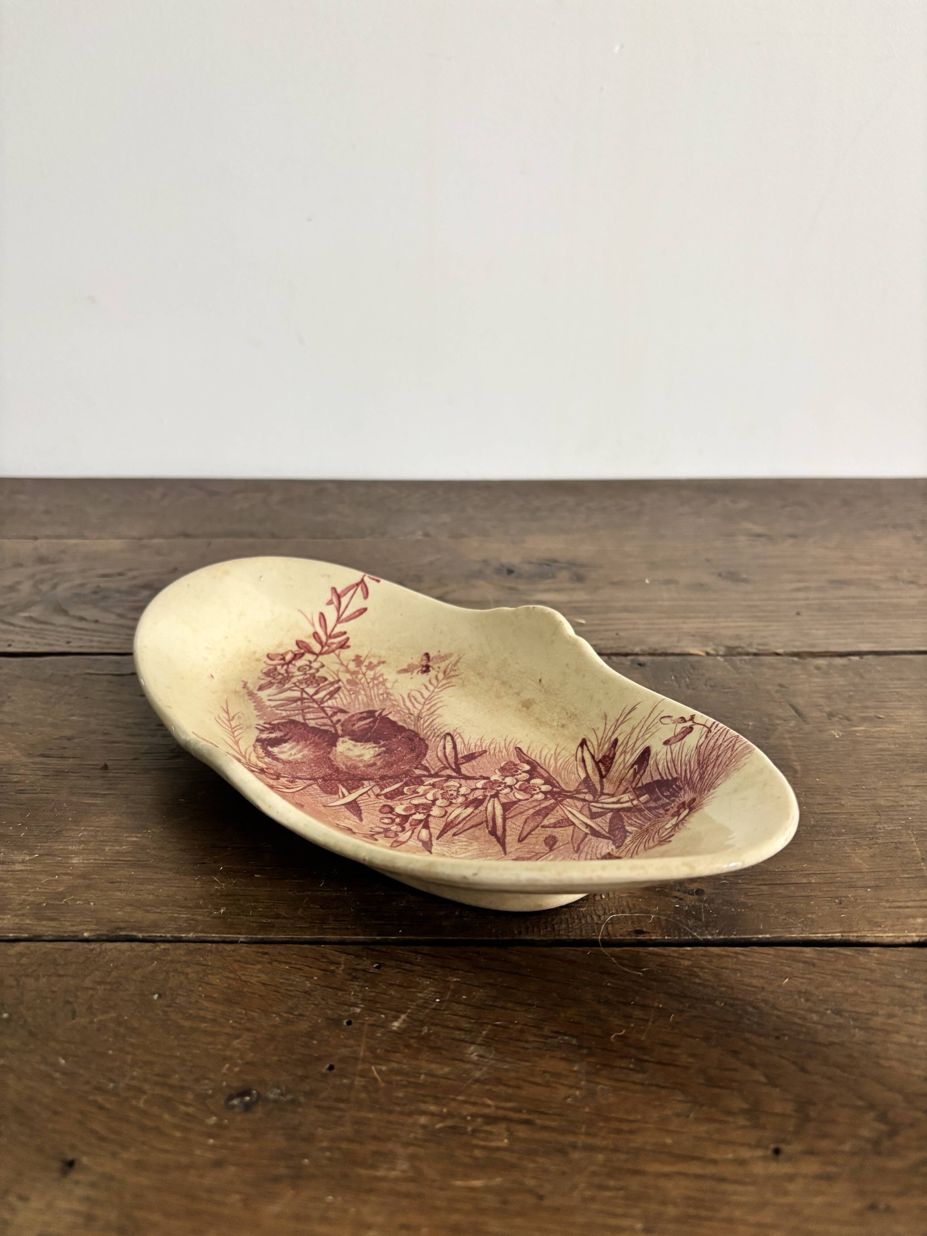 Old Ravier Jules Vieillard Bordeaux – Bird Service – 19th century