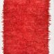 4x6 Turkish Handwoven Red Kilim Rug, Super Soft Bohemian Carpet, Antique