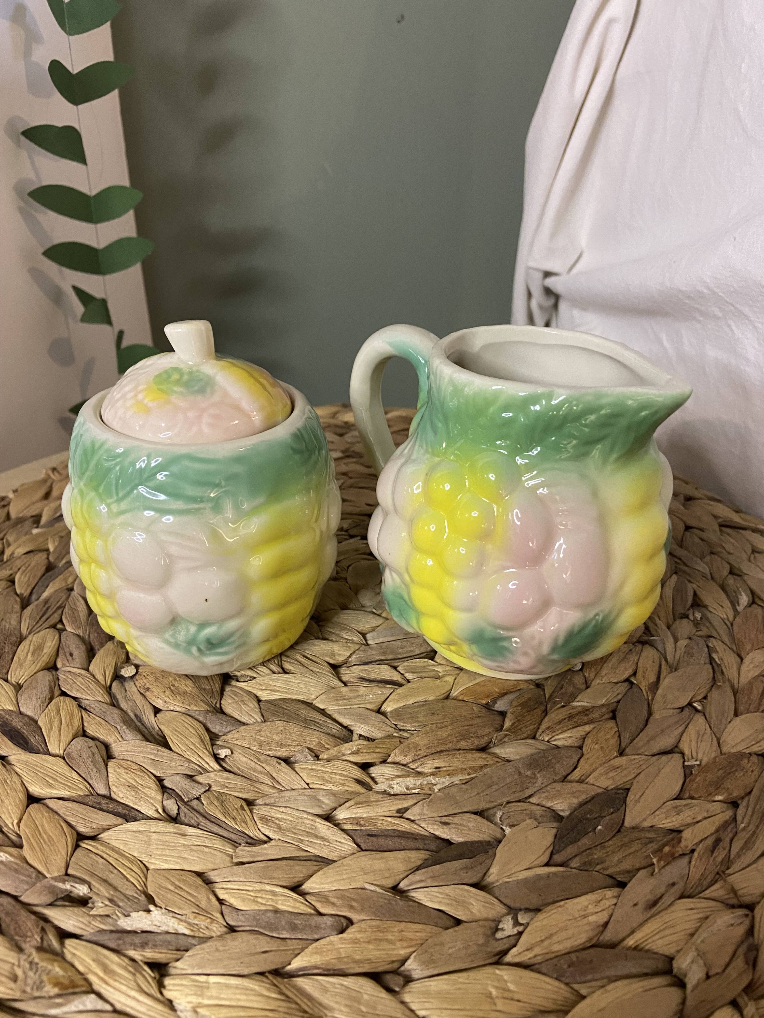 Slush milk jug and sugar bowl