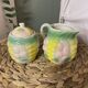 Slush milk jug and sugar bowl
