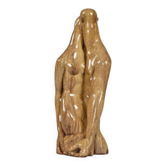 Pygmalion and Galatea modern sculpture by Cuban artist Manuel Carbonell