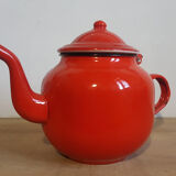Decorative set of enamelled kitchen appliances