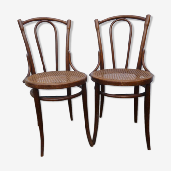 2 chaises J&J Kohn art nouveau