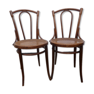 2 chaises J&J Kohn art - nouveau