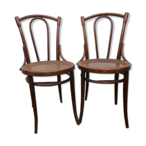 2 chaises J&J Kohn art nouveau
