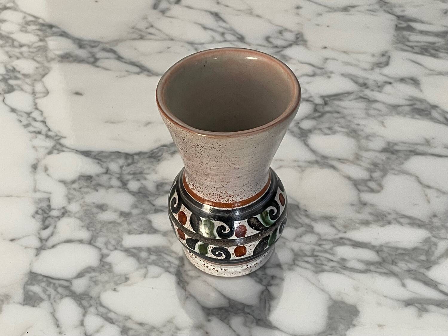 Miniature vase by Jean de Lespinasse 1960