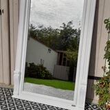 Beveled trumeau mirror