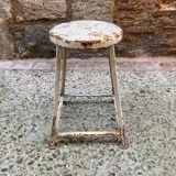 Industrial metal stool