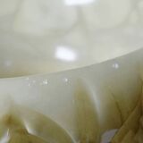 Large Medici alabaster/yellowish marble vase, Belle Époque style