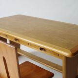 Bureau en chêne double face par Bas van Pelt pour EMS Overschie années 1930