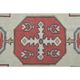 1970s Vintage Turkish Handmade Wool & Cotton Pink Area Rug 175x265