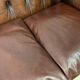Canapé chesterfield en cuir vintage