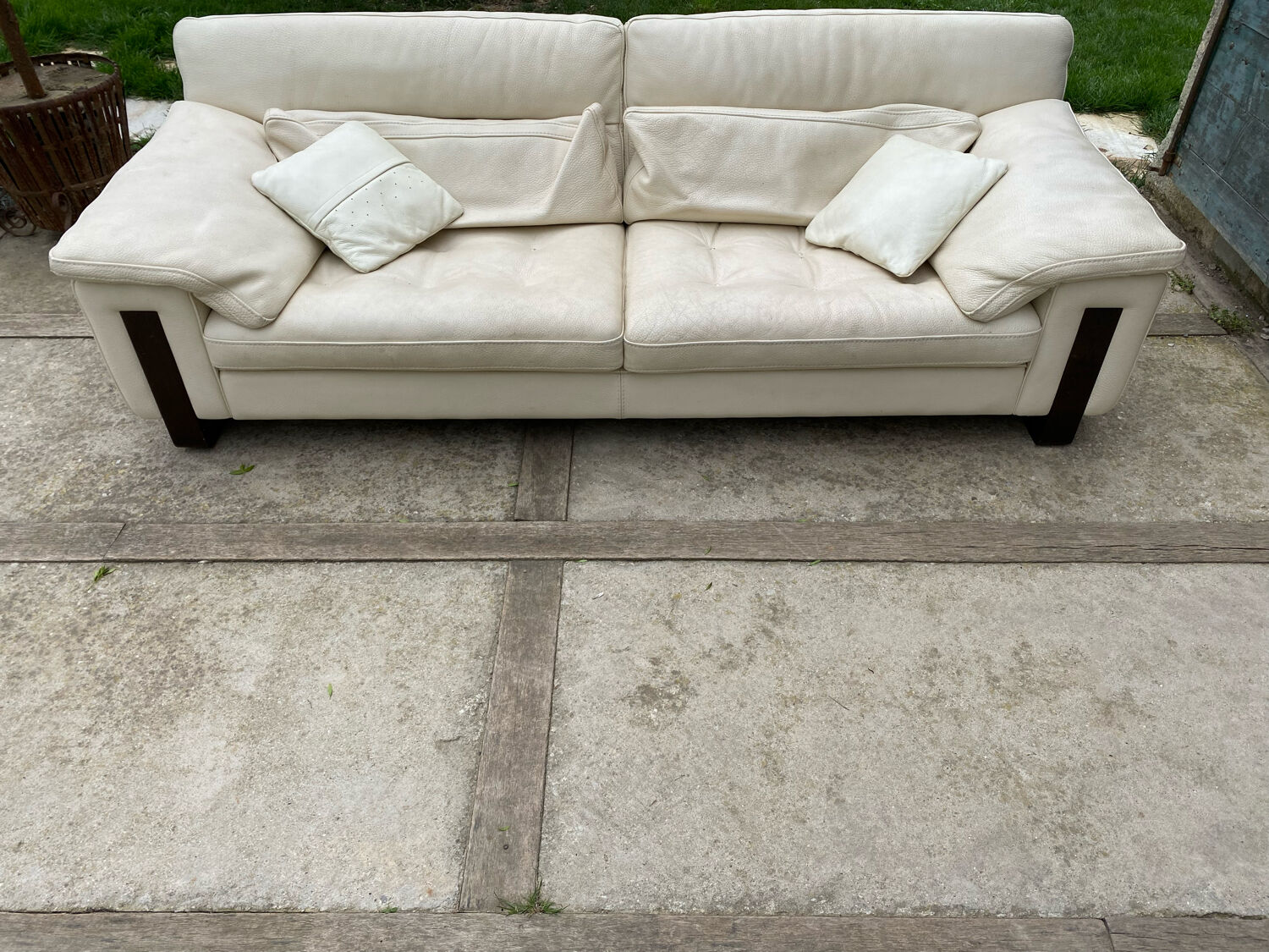 Roche Bobois leather sofa