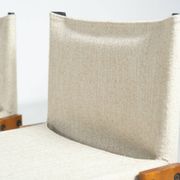 Set of 12 Monk dining chairs by Afra & Tobia Scarpa for Molteni, 1970s.