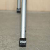 Metal and lucite folding chair, swivel backrest.