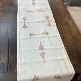 Handmade antique table runner