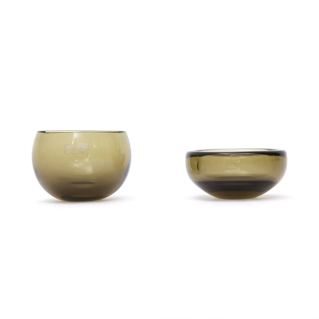 Glass bowls by Arturo Pasquinucci, 1960s, set of 2.