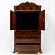 Chiffonnier haut avec bar en acajou 1850-1880