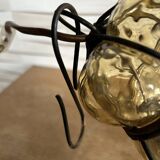 Hallway cage lantern, Murano blown glass, Venice, vintage, 1960s