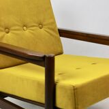 Fauteuil Vintage en Olive Jaune, 1970s