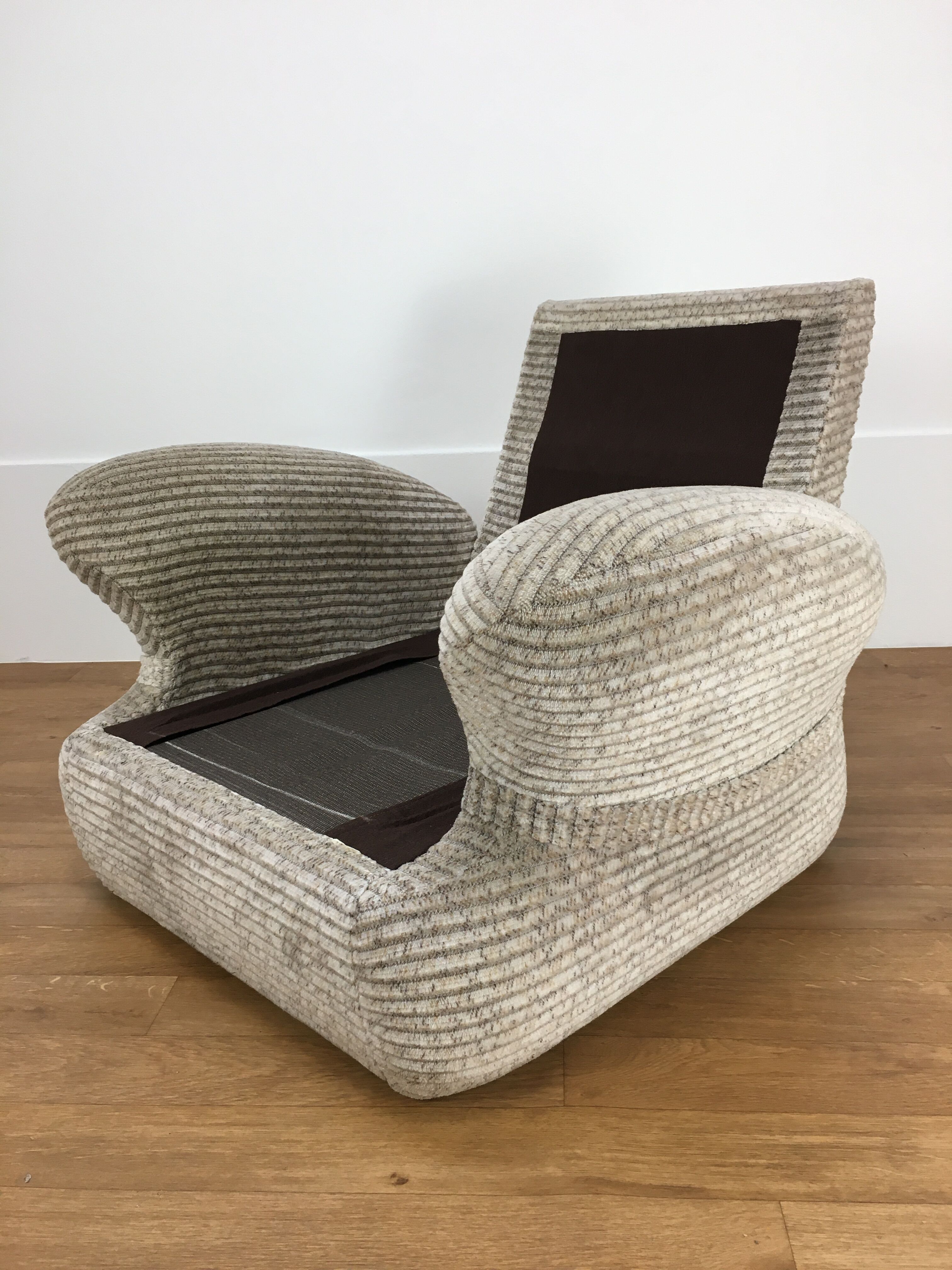 Space age 70's armrests and velvet