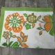 Nappe et serviettes vintage