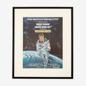 Affiche « Moonraker » Roger Moore