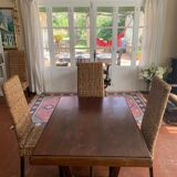 Table en bois art déco