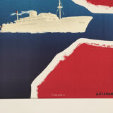 Affiche Marseillaise Messagerie Maritimes