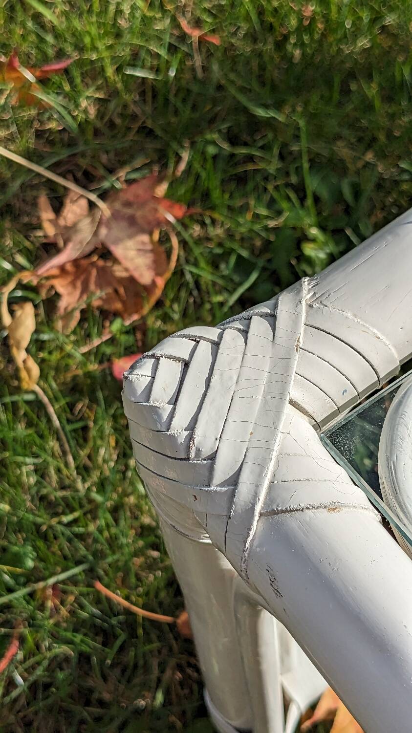 Vintage rattan and glass coffee table