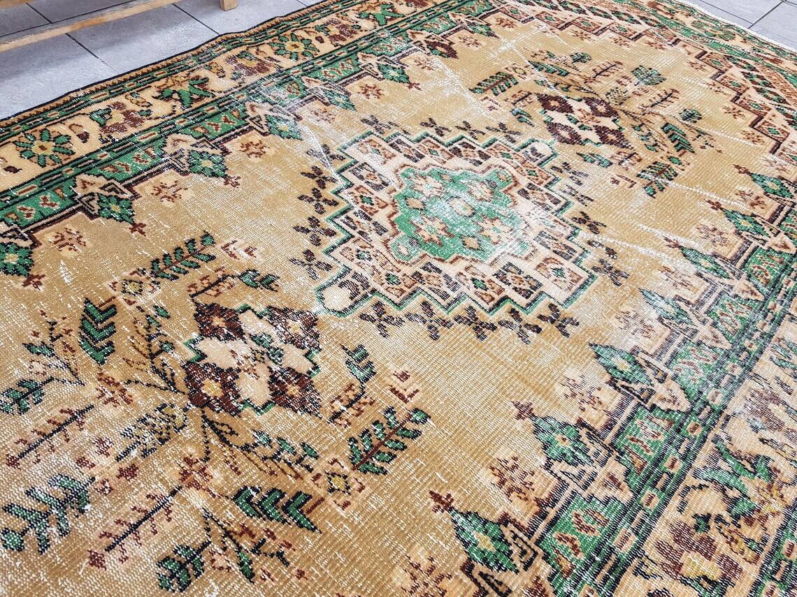 Oushak Turkish Area Rug sku 2333
