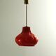 Glass and Brass Pendant by Napako , 1970s
