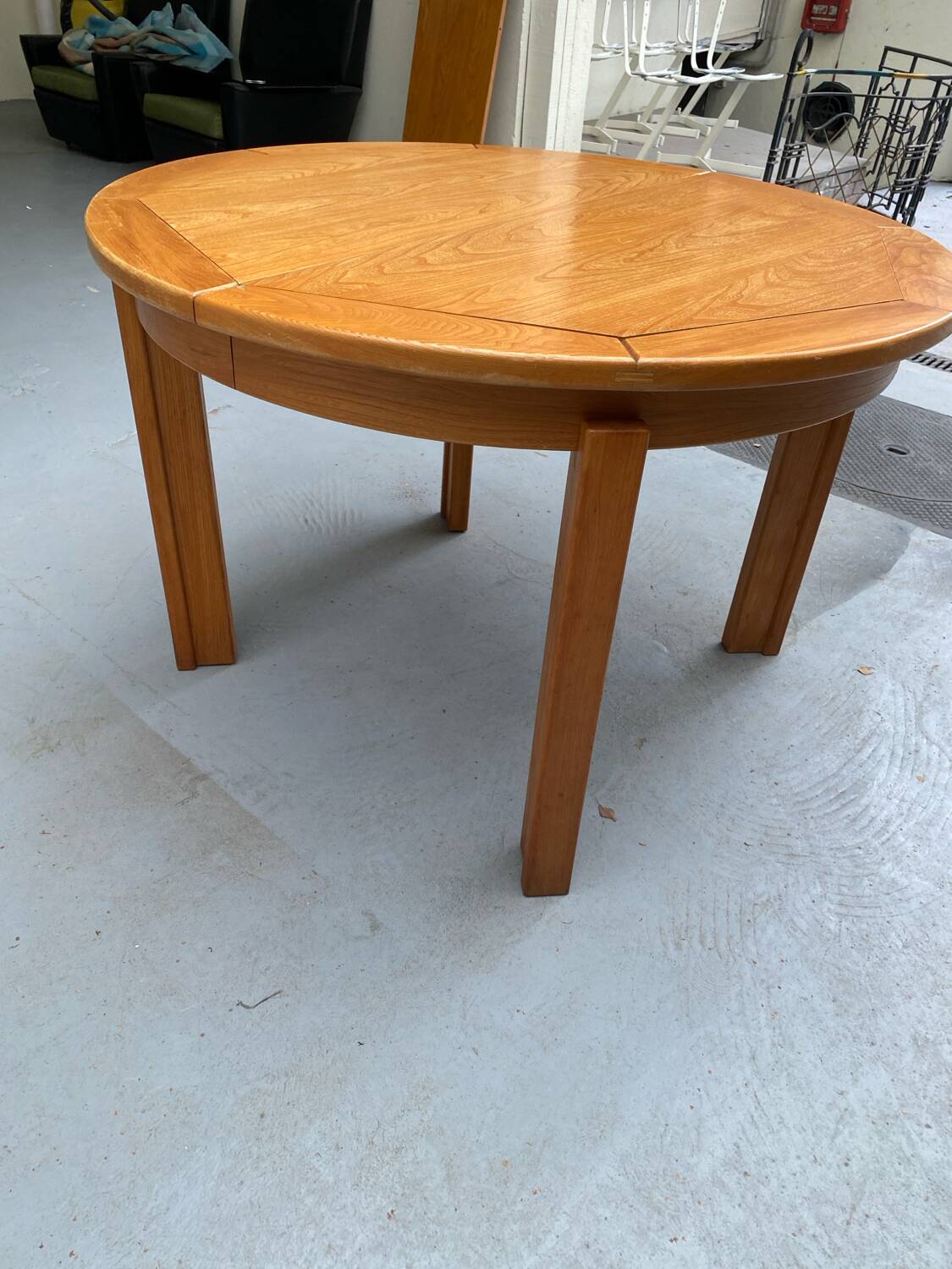Elm dining room table