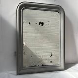 Louis Philippe mirror in wood and patinated stucco, 19th century