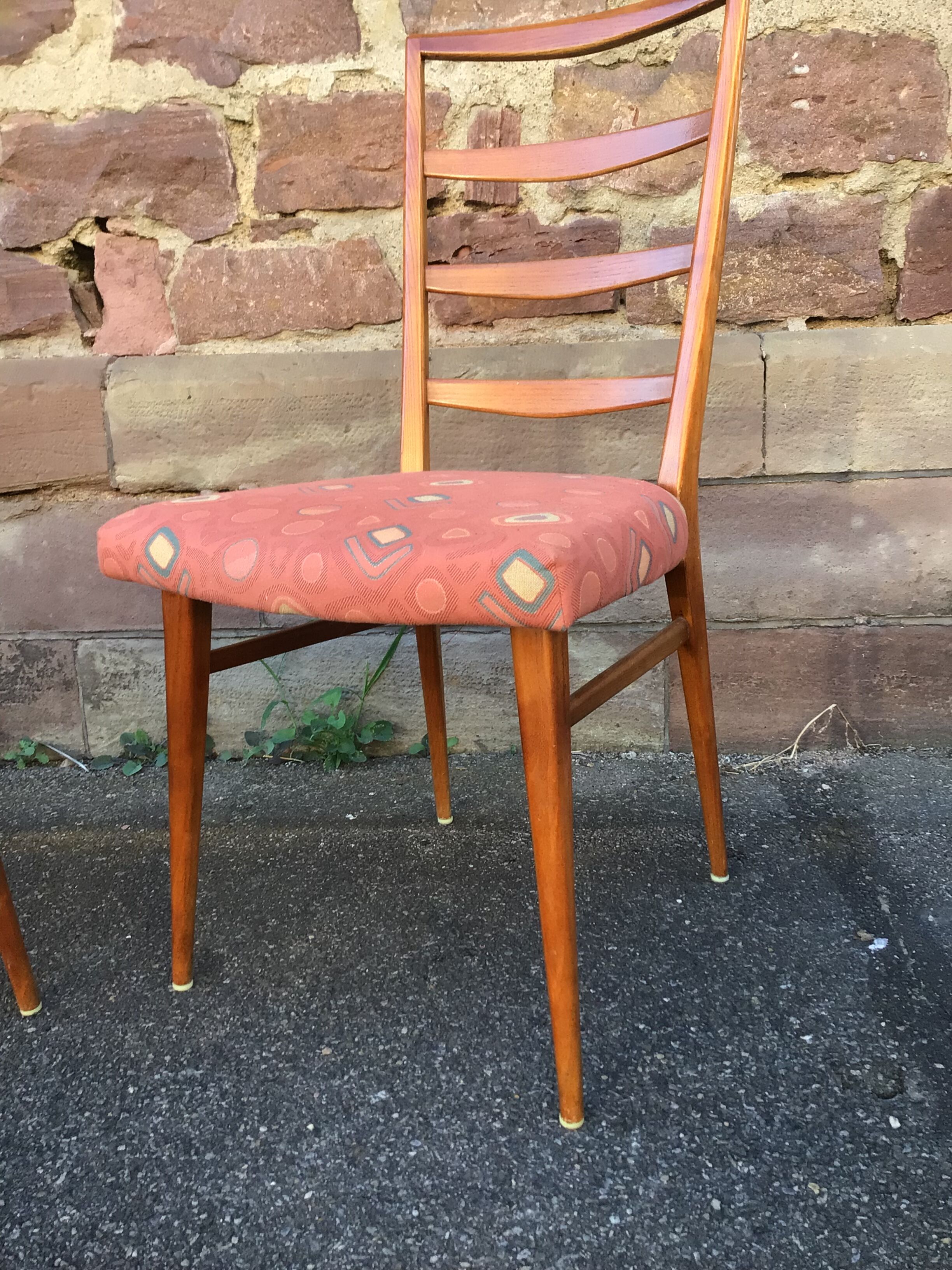 4 Scandinavian chairs mid century vintage 1960