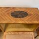 Wooden drop-leaf secretary in Louis XV style – Floral decoration